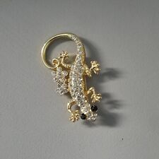 Gold tone lizard for sale  MANCHESTER