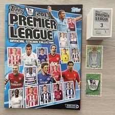 Juego completo de pegatinas y álbum vacío Topps Premier League 2013 raro segunda mano  Embacar hacia Mexico