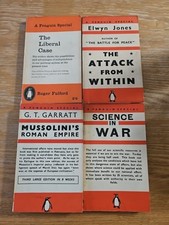 4 Penguin Special Books Mussolini's Roman Empire Science War Attack Within L5 comprar usado  Enviando para Brazil