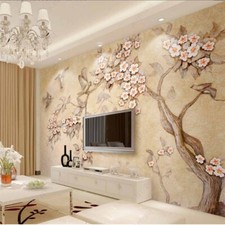 Vlies Fototapete Wandtapete Wandbilder 3D Relief Farbige Skulptur Blume 12186 comprar usado  Enviando para Brazil