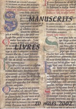 Catalogue manuscrits livres d'occasion  Longpont-sur-Orge