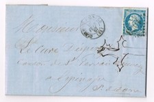 Old letter 1867 d'occasion  Expédié en Belgium