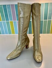 Botas vintage 1960 Herbert Levine ajustadas douradas Deadstock comprar usado  Enviando para Brazil