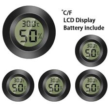 Charuto digital umidificador higrômetro termômetro temperatura redonda medidor preto 5 peças comprar usado  Enviando para Brazil