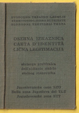 ISTRIA,T.L.T.,ZONA B,STO TITO 1952,SMARJE,MONTE DI CAPODISTRIA,COMITATO POPOLARE, usado comprar usado  Enviando para Brazil