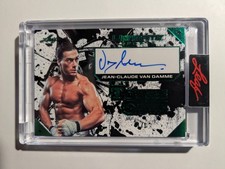 JEAN CLAUDE VAN DAMME AUTOGRAFADO 2024 Ultimate Sports TOUGH GUYS Muito RARO # 1/1 comprar usado  Enviando para Brazil