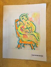 LOOK AT ME MATISSE pintura a óleo sobre tecido por Robert M Bird assinada e datada de 2002 comprar usado  Enviando para Brazil