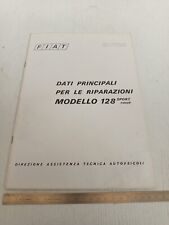 Manuale originale dati usato  Santena