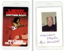 Passe Lenny Kravitz 2004 Batismo AAA Laminado Backstage (USADO) comprar usado  Enviando para Brazil