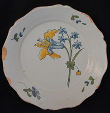 Assiette faïence décor d'occasion  Tocane-Saint-Apre