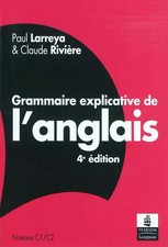 Grammaire explicative anglais d'occasion  France