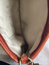 Linda Bolsa de Embreagem Coach Madison Couro Laranja Ferrugem Ver Fotos comprar usado  Enviando para Brazil