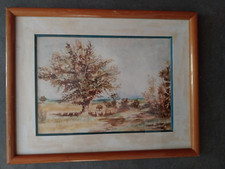 Tableau aquarelle paysage d'occasion  Blois