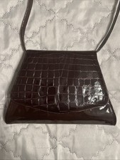 Vintage leder clutch gebraucht kaufen  Hameln
