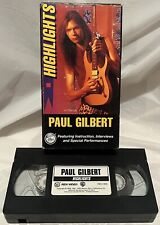 Paul Gilbert - Highlights [VHS Tape] 029156113181 comprar usado  Enviando para Brazil