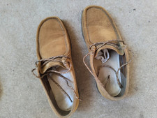 Clarks brown wallabies for sale  EDINBURGH