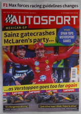 Autosport magazine 31st Oct 2024 Mexican GP: Sainz gatecrashes McLaren's party segunda mano  Embacar hacia Mexico