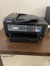 Impressora Jato de Tinta All-In-One Epson WorkForce WF-2650 Scanner Copiadora Fax Testado Leitura comprar usado  Enviando para Brazil