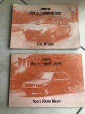 Fiat ritmo libretto usato  Catania
