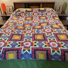 Vintage faux patchwork for sale  Millville