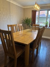 Oak dining room for sale  PRESTON