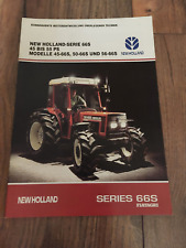 Oryginalna broszura New Holland Seria 66 S Fiatagri Ciągnik Ciągnik na sprzedaż  Wysyłka do Poland
