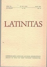 Latinitas an. mcmlxiv usato  Vejano
