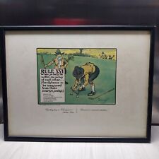 Vintage golf print for sale  WOKING
