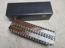 grande vintage "Hohner Chromatica" contrabaixo harmônica precisa de serviço, na caixa comprar usado  Enviando para Brazil