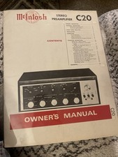 Mcintosh c20 stereo for sale  Fort Wayne