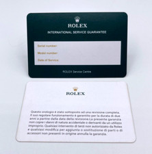 Rolex revisione orologio usato  Italia
