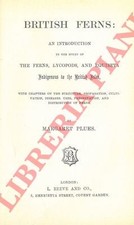 PLUES Margaret - British ferns: an introduction to the study of the ferns, lyco comprar usado  Enviando para Brazil