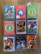 CONJUNTO COMPLETO DE CARTAS BASE RUGBY LEAGUE SCANLENS STIMOROL REGINA DYNAMIC CARDS POGS, usado comprar usado  Enviando para Brazil
