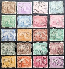 Egito 1879 - 1906 Esfinge e piramida Scott # 29-49 usado conjunto completo de 20 selos comprar usado  Enviando para Brazil
