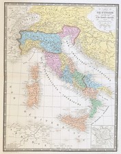 Carte italie ancienne usato  Reggio Emilia