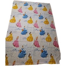 Lençol de cama vintage anos 90 tamanho plano duplo princesa Disney e toalha de mesa descartável, usado comprar usado  Enviando para Brazil