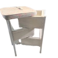 Vintage white wicker for sale  Saint Louis
