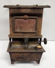 Vintage Antigo Cleveland FDY Co. Fogão aquecedor ferro fundido triste modelo nº. "0", usado comprar usado  Enviando para Brazil