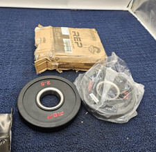 (QUANTIDADE 2) REP WP-4100-02 2,5LB placa olímpica revestida de borracha fitness design atualizado comprar usado  Enviando para Brazil