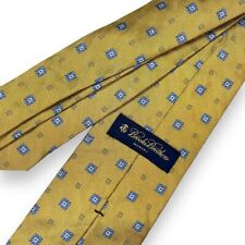 Usado, Gravata masculina BROOKS BROTHERS 100% seda feita nos EUA importada ouro azul 60" comprar usado  Enviando para Brazil