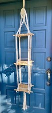 Vintage macrame wicker for sale  Carmel