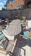 Teak garden furniture for sale  MALTON