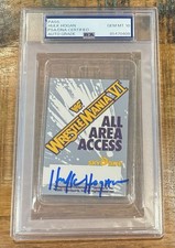 Hulk hogan signed for sale  Livingston