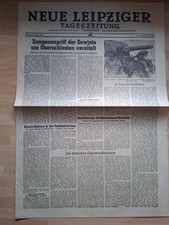 Zeitungen leipziger . gebraucht kaufen  Marktoberdorf