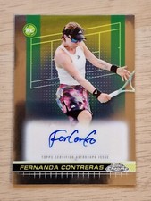 Tênis Topps Chrome 2024 - Fernanda Contreras automático comprar usado  Enviando para Brazil
