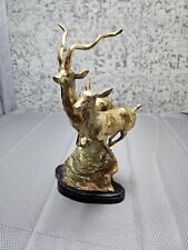 Antiga escultura de bronze Kudu antílope macho e fêmea animal MCM comprar usado  Enviando para Brazil