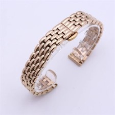 Pulseira de metal premium 10 12 14 16 mm pulseira de relógio feminina de aço inoxidável comprar usado  Enviando para Brazil