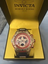 Invicta Marvel Captain America 52 mm edição limitada cronógrafo de quartzo 33162 comprar usado Invicta Marvel Captain America 52 mm edição limitada cronógrafo de quartzo 33162 comprar usado  Enviando para Brazil