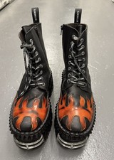 Botas de combate a chamas VETEMENTS pretas nova edição Rock — tamanho 11 EUA/44 UE comprar usado  Enviando para Brazil