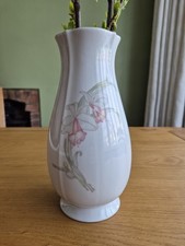 White floral vase for sale  NOTTINGHAM